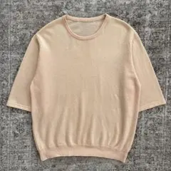 90s Pringle スコットランド製 カシミヤ100% 半袖ニットのサムネイル