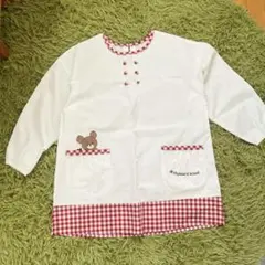 【学研】保育士 くまのがっこう エプロン　長袖　保育士　2500▶︎2000円値下