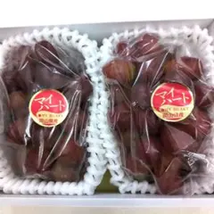 岡山県産ぶどう マイハート 4房 - メルカリ