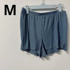 ☆一点もの☆青緑 ストライプ レディースショートパンツ 【M】カジュアル