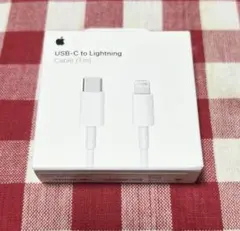 【新品】Apple USB-C to Lightning cable 1m