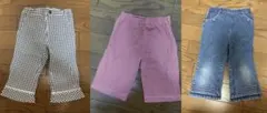 ファミリア　familiar ハーフパンツ 120cm 3枚　　女の子　キッズ