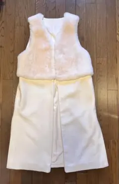 【noa-ge】ノアジェ NOA-GE ウールライクフェルト×エコファーベスト