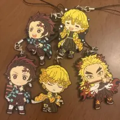 鬼滅の刃 ちびキャラアクリルストラップ 5個セット