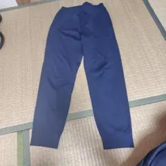 エアリズム ジョガーパンツ　長ズボン 160 ネイビー　ブラック