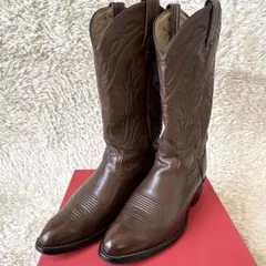 美品☆Tony Lama ウエスタンブーツ　トライバル　ステッチ 25.5cm