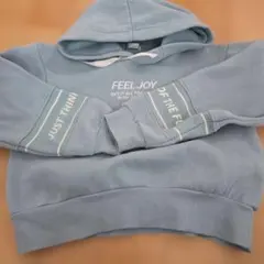 JENNI love フード付きトレーナー 青色150