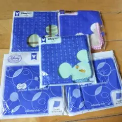 千趣会　ガーゼチーフ　ディズニー5枚セット　未使用　ベルメゾン
