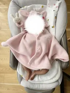 Kps mimi ベビーポンチョ ピンク