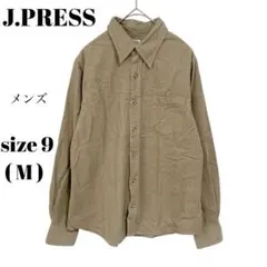 【J.PRESS】メンズ シャツ コーデュロイ 綿100% ベージュ　 長袖