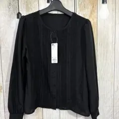 GuレディースSサイズコンビネーションブラウス長袖未使用