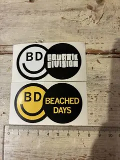 BEACHED DAYS ステッカー 3枚セット