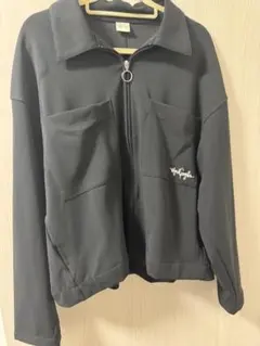 オーバーサイズ リングジップ ブルゾン ブラック M
