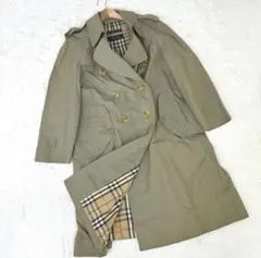 BURBERRYS カーキ ダブルブレスト トレンチコート