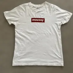 moussy Tシャツ ホワイト ボックスロゴのサムネイル