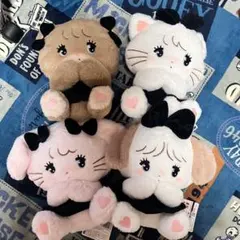 mikko characters　BLACK RIBBON BIGぬいぐるみ