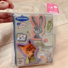 正規品 ズートピア シール帳 バインダー シールシート10枚入 サンスター文具