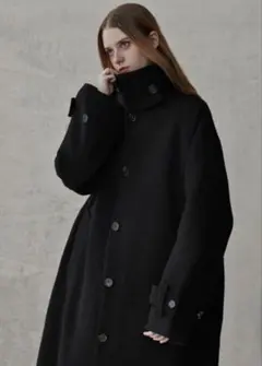 ウール ステンカラーコート