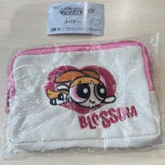 パワーパフガールズ 刺繍ポーチ チャーム付き ブロッサム