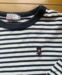 ミキハウス ダブルビー 130センチ 長袖Tシャツ ロンT カットソー