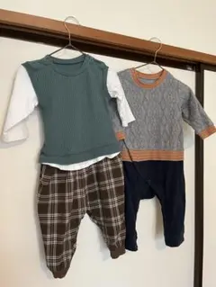 ブランシェス　ロンパース80cm 2枚