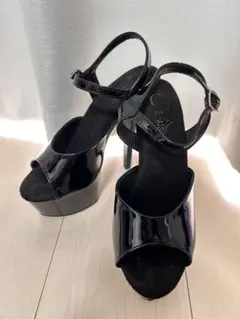 【美品】【即日発送可】Pleaser 15cmハイヒール ブラック厚底のサムネイル