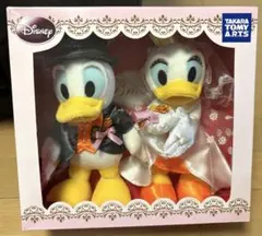 ドナルド　デイジー　結婚式　ぬいぐるみ　ペア　ディズニー　ウェディング　ドナデジ