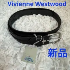 新品✨Vivienne Westwood 黒　牛革ベルトウヴィアンウエストウッド