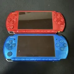 SONY PSP3000 赤と青 【ジャンク品】