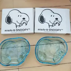 スヌーピー ガラス皿 ミスド 外箱付