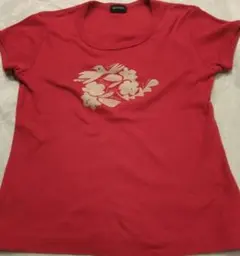 マカフィー(MACPHEE)　レディースTシャツ　半袖　赤　トゥモローランドのサムネイル