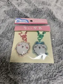 【ちいかわ、】ぷっくりったいペアキーホルダー（ちいかわ＆ハチワレ）