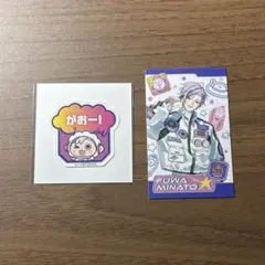 ROF-MAO　4周年　フォト風カード　不破湊　特典UCHUステッカー　がおっち