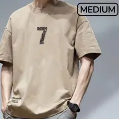 Toundra ナンバリング7 Tシャツ M ベージュ系 新品 未使用