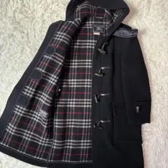 極美品/XL相当✨バーバリー ダッフルコート ノバチェック イギリス製 付属品付