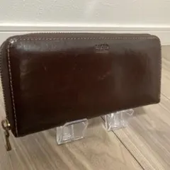 TAKEO KIKUCHI タケオキクチ ラウンドジップ 長財布 レザー