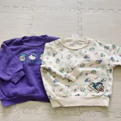 裏起毛トレーナー2枚セット90cm