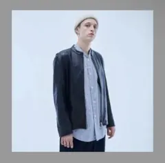 UNITED TOKYO 黒 ラムレザー ジャケット シングル ライダース