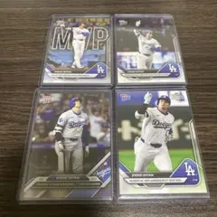 toppsnow ロサンゼルスドジャース 大谷翔平 4枚セット