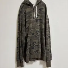 カモフラージュ フード付きパーカー　OLD NAVY XXL