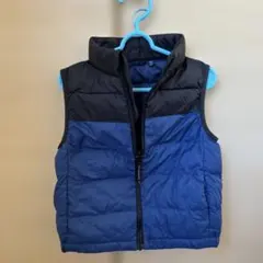 ダウンベスト 110サイズ ネイビー/ブラック