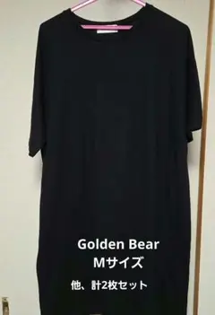 GoldenBear長Tシャツ　JOINT WORKS ブラック リボン付きのサムネイル
