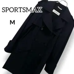 マックスマーラ SPORTMAX ウールコート 黒 42(L) フード付き - メルカリ
