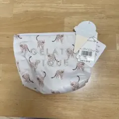 【新品】ジェラピケ　ポーチ　ネコ