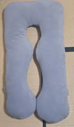 【正規品】【美品】ハグモッチ エレガントスモーク（ライトグレー） U字型抱き枕