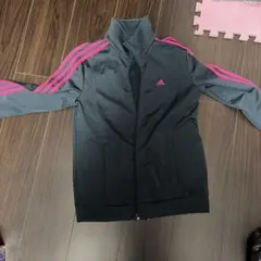adidas レディース ジャージ ブラック ピンクセット