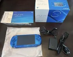 SONY PSP-3000 バイブラントブルー本体 一式＆メモリースティック付