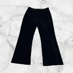2563 美品 Aラインパンツ フレアパンツ 裏地あり