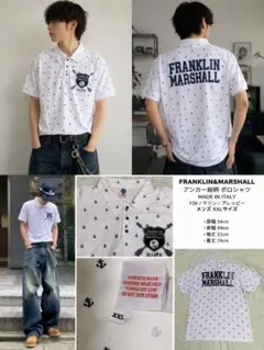 Franklin&Marshall ポロシャツ XXL ホワイト Y2K 00sのサムネイル