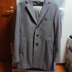 COMME CA ISM コムサイズム チェスター コート S グレージュ